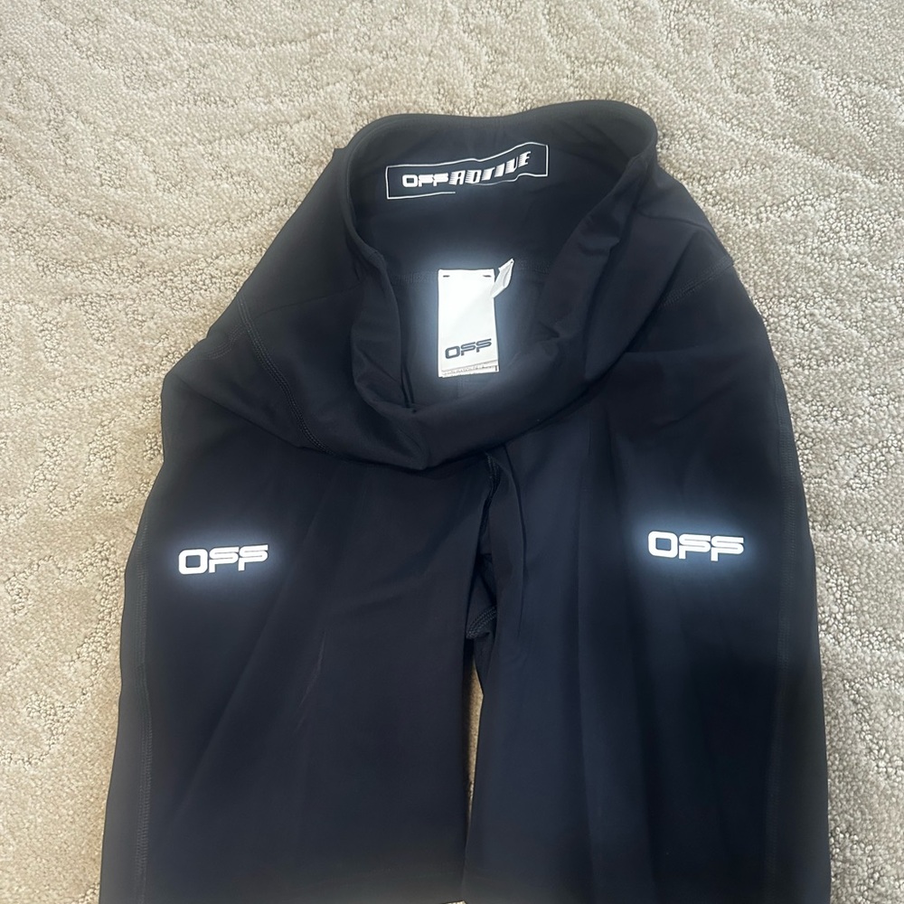 Off-White Black Biker Shorts - Picture 7 of 10